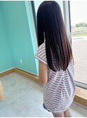 綺麗なロングで素敵な夏休みを