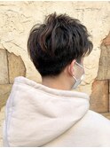 波巻/ツイストスパイラル/スペインカール/2ブロック/束感/柏/c