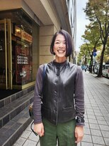 メリケンビューティーパーラー コウベ(MERICAN BEAUTY PARLOR KOBE) パッツンボブ(tomo)