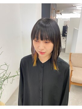 キー(kii) ポイントカラー　インナーカラー　福岡　天神　薬院　今泉