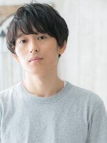 モッズヘアメン 札幌月寒店(mod's hair men)&nbsp;好感度抜群！アッシュブラックニュアンスマッシュヘアn札幌月寒