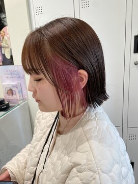 リル 茅ヶ崎(Liru:) 【Miyu】ペールピンクインナーカラー