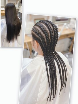 ヘアーサロン ポラリス(POLARIS) コーンロウフル