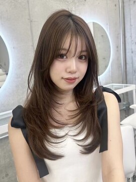 エヌアイ オモテサンドウ(ni omotesando) 大人可愛い韓国レイヤーカット/ザクザクレイヤー