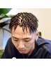 【学生】針金パーマ+カット　￥22100