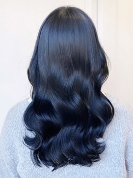 ジェイアンドビー(J＆B) 【専門店】ツヤエクステ黒髪風ブルージュアッシュカラースタイル