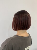 ルルバイアズール 草加店(LULU by azule)&nbsp;アディクシーカラー,レッド,ボブカット【草加】