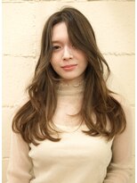 ランプ 代官山(the lamp)&nbsp;透明感チョコレートブラウンロングレイヤー大人美人20代30代