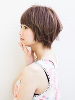 アトラスサロン 札幌大通り(Atras.salon)&nbsp;札幌/髪質改善/ベージュピンク☆ふんわりフェザーショート