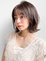 アグノス 青山(Agnos)&nbsp;セミディレイヤーカット艶感小顔カット薄めバングワンカール