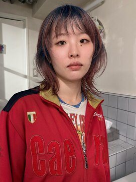 キヴィ(kivi) グラデーションカラー/ 青ピンク /レイヤーカット