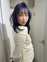 ラ キング(LA KING) 着物ヘア/大人ガーリー/ダークアッシュ/似合わせカット/栄