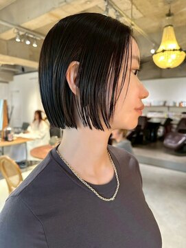 パーク(PARK) 切りっぱなしボブミニボブショートボブ