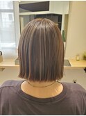 切りっぱなしボブ