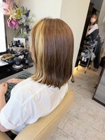 アイシー ヘアーメイク(ic hair make)&nbsp;メッシュ  外ハネミディアム