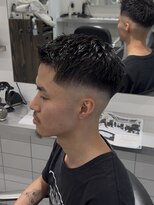 グルーマーズクレッジ 渋谷店(GROOMER/S CREDGE) フェードスパイキーショート メンズショートウォーリアカット