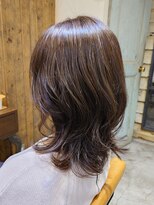 ワゴンバイアフロート(Wagon by afloat)&nbsp;ラテベージュ コテ巻き風パーマ くびれカット 池袋