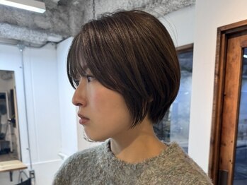 カウチ(Kauti)の写真/ショート、ボブのオーダー多数★独自のレザーカット/ドライカットでナチュラルなおさまりがいい仕上がりに!