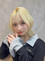 ロンドロゼ 池袋(Lond rose) #レイヤーボブ/ウルフ/オリーブベージュ/髪質改善/顔周り/池袋
