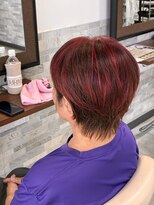 ヘアーララプラス(HAIR lala＋)&nbsp;【HAIR lala+】＃ショート＃ピンク＃ハイライト