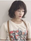 ラベンダーカラーで艶髪ボブスタイル 担当 【jena】堀川 彩
