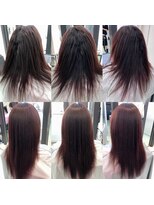 大嶋直樹の美容室 表参道&nbsp;高難易度縮毛矯正＝手で乾かしただけです。本当です。