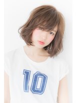 ロンド ストラーダ 心斎橋(Lond strada)&nbsp;ショート×ハイライト白髪ぼかし×マチルダボブ[心斎橋]