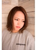 切りっぱなしボブ