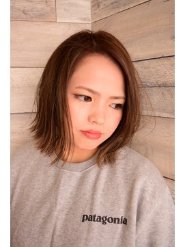 サダル(hair salon Sadal) 切りっぱなしボブ