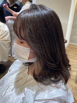 ノエルヘアー(Noel hair) 大人かわいい韓国風アッシュグレージュ