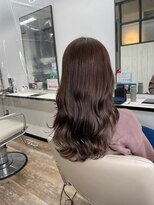 ナンバー 秋田店(N°)&nbsp;大人かわいいエギョモリ ミルクティーブラウン ひし形シルエット