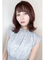 アンベリー(embellie)&nbsp;大人外ハネくびれミディ×ナチュラルピンクカラー