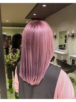 アース コアフュールボーテ 川中島店(EARTH coiffure beaute) デザインインナーブリーチハイライトバレイヤージュ