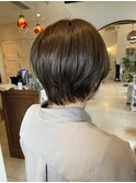 乾かすだけで決まる！ショートヘア