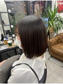ナチュラルボブストレート