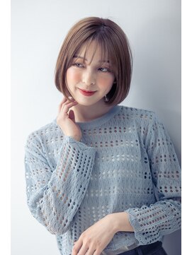 ブリング バイ スノードロップ 吉祥寺(BRING by Snowdrop) 前髪/マチルダボブ/ピンクベージュ/インナーグレージュ/吉祥寺