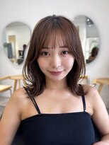 アンアミ シブヤ(Un ami shibuya) 【Unami】TOMI 大人ガーリー くびれミディアムヘア