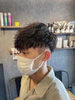 アンシェル(UNCHEL)&nbsp;波巻きパーマメンズカットツイストスパイラル