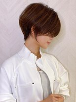 ロンド ストラーダ 心斎橋(Lond strada)&nbsp;ショート×ハイライト白髪ぼかし×シルキーベージュ[心斎橋]