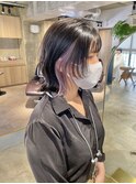 【ウルフボブ×インナーホワイトラベンダー】