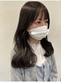 グレージュカラー/ダークグレージュ/くびれ巻き/20代/30代