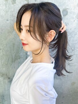 シーシンジュク 新宿南口(Sea shinjuku) 韓国風前髪×レイヤーカット【新宿/前髪/レイヤーカット】