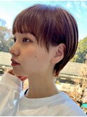30代40代大人女性/前髪ありショートボブ/ショートヘア/髪質改善