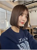 @sei___sandイメチェン/切りっぱなしボブ/鹿児島中央駅