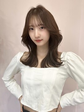 ボタン シブヤ(VOTAN SHIBUYA) 韓国風ヘア/韓国風スタイル/前髪あり/顔まわりカット/くびれヘア