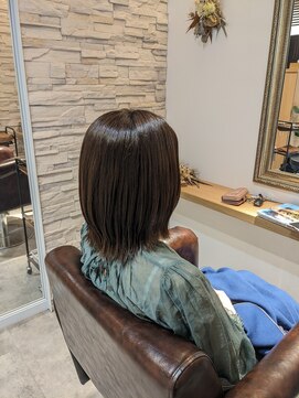 ヘアー プレイス ガーデン(Hair Place GARDEN) 外ハネミディアム