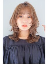 ガリカ 博多(Gallica) <入佐ひなの>ゆるふわ大人可愛いくびれウルフボブセミロング