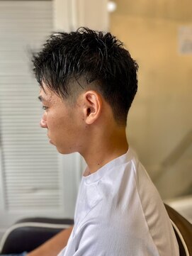 ソイクフ(SOY KUFU) MEN’S HARE アッシュブラックショートヘア