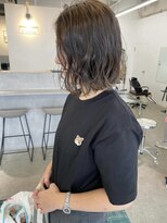 エルメ(Elme)&nbsp;切りっぱなしボブ×グレージュカラー