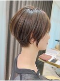 絶壁解消/大人可愛い/ひし形/小顔/30代40代◎ショートボブN